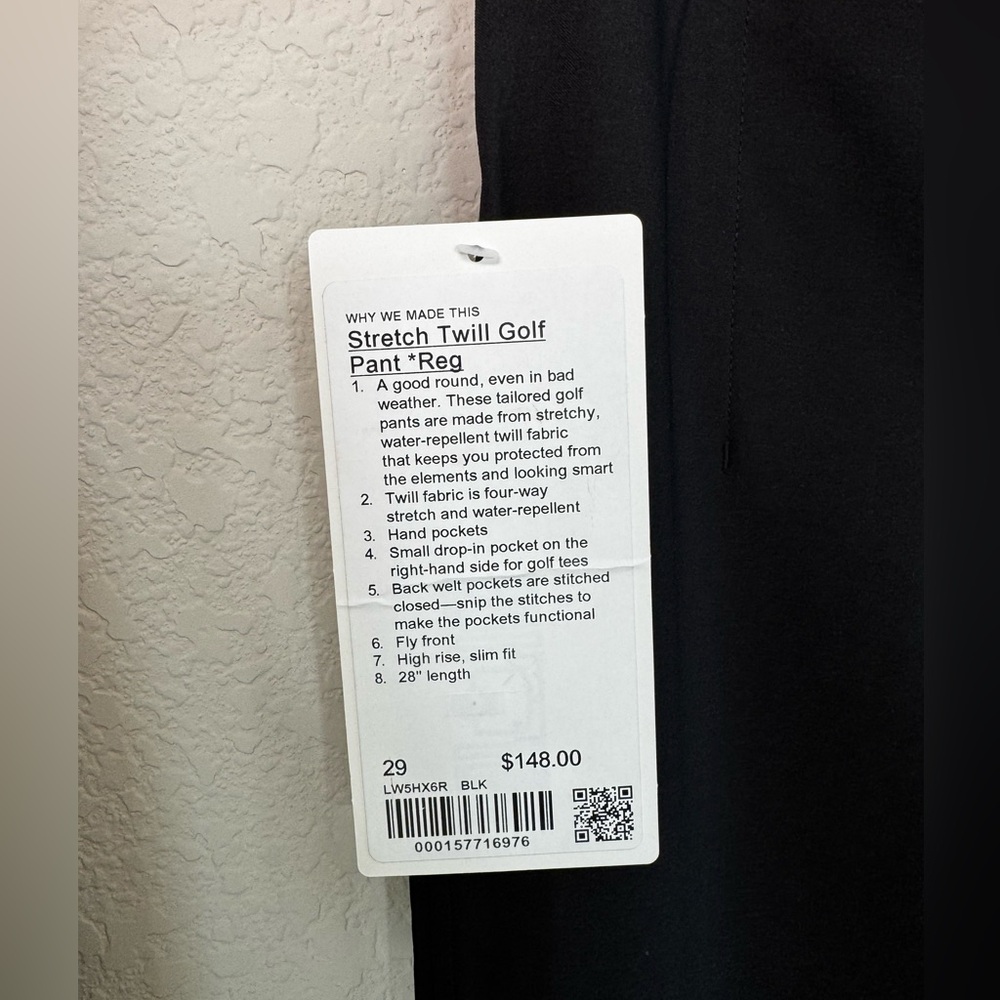 Lululemon Stretch Twill Golf Pant - Picture 9 of 9